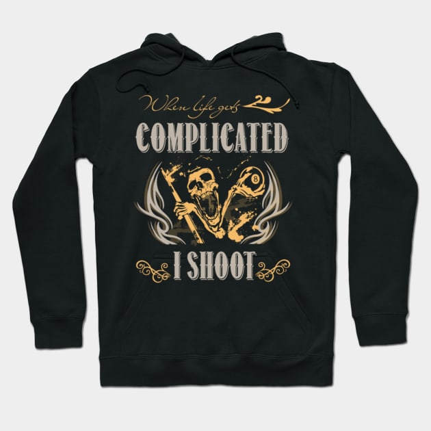 WHEN LIFE GETS COMPLICATED Hoodie by fioruna25
